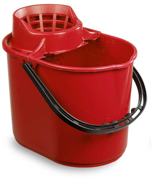 12L Deluxe Mop Bucket - Red