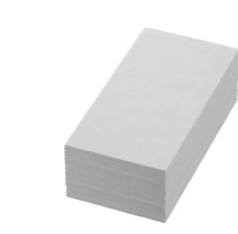 Dunisoft 40x32cm 1/8 Folded White Napkin