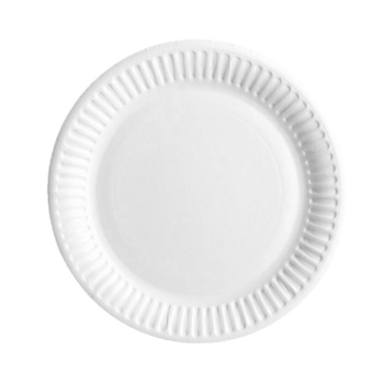 9Inch / 23cm Uncoated Snack Paper Plates