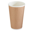 16oz Double Wall Natural Kraft Cup