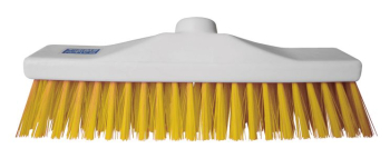 30cm Hard Broom Head - Yellow