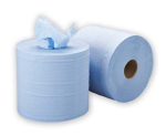 2ply Blue Embossed Centrefeed Roll (120m)