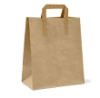 245 x 390 x 310mm / 10 x 15.5 x 12" Large Brown Kraft Carrier Bags