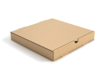 12" Plain Brown Kraft Corrugated Pizza Boxes