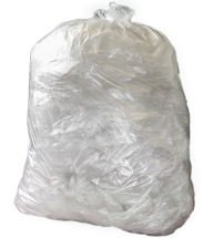 Clear Compactor Sack 20 x 38 x 45inch 20kg