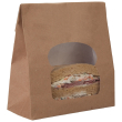Colpac Sandwich Laminated Bag Kraft Effect 155x72x220mm