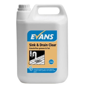 Evans Sink & Drain Clear (2.5L)