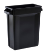 SVELTE Bin w/Venting Channels 60L Black 632x507x272mm