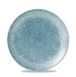 Raku Topaz Blue Evolve Coupe Plate 8.67" Box 12