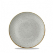 Stonecast Raw Grey Evolve Coupe Plate 6.5"