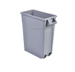 Grey Slim Recycling Bin 65L