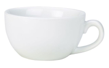 Genware Porcelain Bowl Shape Cup 20cl