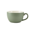 GenWare Porcelain Matt Sage Bowl Shaped Cup 25cl/8.75oz
