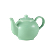 Genware Porcelain Green Teapot45cl/15.75oz