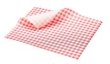 Greaseproof Paper Red Gingham Print 25 x 20cm