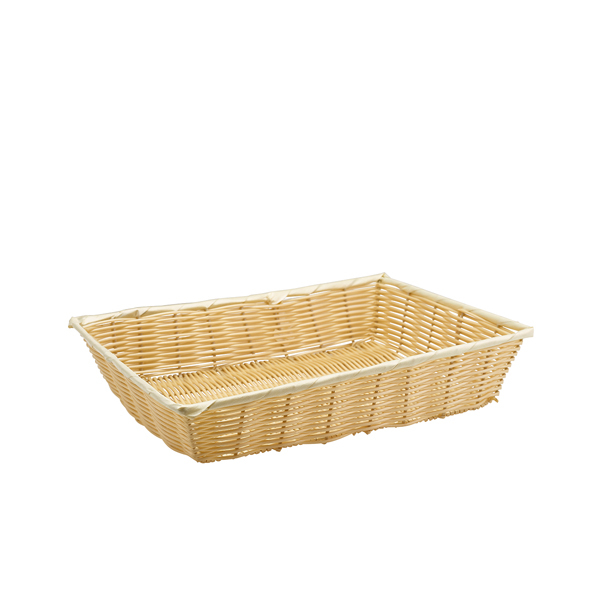 Rectangular Display Basket Display Baskets Rectangular Polywicker Basket 16
