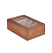 Acacia Wood Tea Box 30 x 20 x 10cm30 x 20 x 10cm (L x W x H)