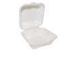 6" Bagasse Clamshell Burger Boxes