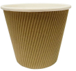 Brown Kraft 19oz Ripple Pot