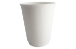 12oz White Smooth Double Wall Cups