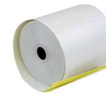 Till Roll 2ply White/Canary 2300-20   76x76mm