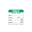 50mm FRIDAY Removable Day Label