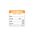 50mm SATURDAY Removable Day Label