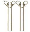 LOOPED End Bamboo Skewers 90mm