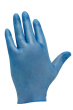 Blue Powdered Vinyl Gloves - Medium