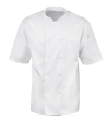 Chef Works Montreal Basic Whit e Cool Vent Chef Jacket Polyco