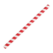 Fiesta Compostable Smoothie Pa per Straw Red Stripe - 210mm 1