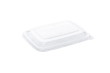 BePulp rPET Lid for 16x23cm Rectangular Tray case300