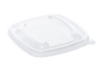 PET Lid for 375ml / 500ml Square Bowl box500