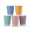 12oz VEGWARE DOUBLE WALL PASTEL CUP 89-SERIES X500