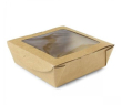 Medium Brown Salad Container 140x140x45mm